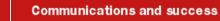 Communications and success